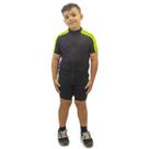 Camiseta e Bermuda Para Ciclismo Infantil (Conjunto)