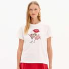 Camiseta Easy Lança Perfume Descola In25 Off White Feminino Camiseta Easy Lança Perfume Descola In25 Off White Feminino