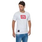 Camiseta Ecko Casual Preta Logo Prateada Malha Algodão Camiseta Ecko Casual Preta Logo Prateada Malha Algodão