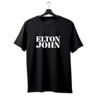 Camiseta Elton Jhon Algodao Unissex