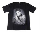 Camiseta Elvis Presley Rei do Rock Blusa Adulto e Plus Size Unissex Hcd413 Camiseta Elvis Presley Rei do Rock Blusa Adulto e Plus Size Unissex Hcd413