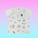 Camiseta em meia malha