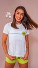 Camiseta em poliamida