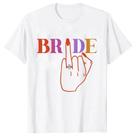 Camiseta Engraçada para Despedida de Solteira - Modelo Colorido para Noivas