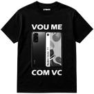 Camiseta engraçada vou me redmi com vc