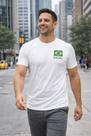 Camiseta Esportiva Dry Fit Premium com Bandeira Brasil Unisex Performance e Conforto