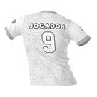 Camiseta Esportiva Dry-Fit Sublimada Branco/ Cinza - Fera Print