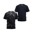 Camiseta Esportiva Masculina De Verão Com Estampa Floral, Secagem Rápida, Manga Curta Para Tênis E