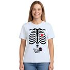 Camiseta Esqueleto Raio x Grávida Menina Personalizada