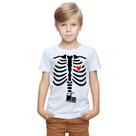 Camiseta Esqueleto Raio X Lanche Camisa Personalizada Blusa Infantil e Juvenil Algodão com Poliéster Camiseta Esqueleto Raio X Lanche Camisa Personalizada Blusa Infantil e Juvenil Algodão com Poliéster
