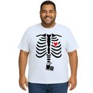 Camiseta Esqueleto Raio X Lanche Estampa Personalizada