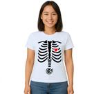 Camiseta Esqueleto Raio X Pizza Estampa Personalizada