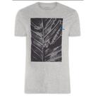 Camiseta estampa folha zoom (pa) cinza mescla aramis