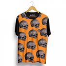 camiseta estampada caveira dep