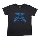Camiseta Estampada Central Surf Infantil - Preto/mescla Camiseta Estampada Central Surf Infantil - Preto/mescla