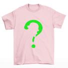 Camiseta Estampada Charada Interrogação várias cores em algodão de alta Qualidade. R2
