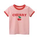 Camiseta Estampada De Verão Para Meninas De 2 a 8 Anos, Blusa De Manga Curta Para Crianças