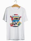 Camiseta Estampada Frente Fita Cassete Musica Vintage Old School
