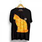 camiseta estampada gato masculina dep