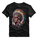 Camiseta Estampada Indio Pagé Camisa Em Algodão Premium