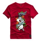 Camiseta Estampada Masculina Pernalonga Black Style Personagem Desenho Camisa 100% Algodão Premium