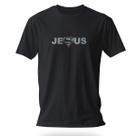 Camiseta Estampada Moda Evangélica Senhor Herói 100% Algodão Fio 30.1 Alta Qualidade