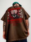 Camiseta Estampada Okarun Dandadan Anime Algodão Oversized
