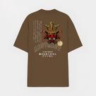 Camiseta Estampada Over StreetWear Abstract Masc Samurai Toquio