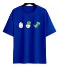 Camiseta Estampada Ovos Dinossauros Dino Egg Colors Cuteness