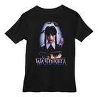 Camiseta Estampada Série Wednesday Fãs Wandinha Gotica Dark