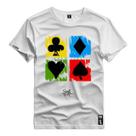 Camiseta Estampada TShirt 2658 Cartas Baralho Camiseta Estampada TShirt 2658 Cartas Baralho