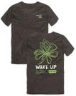 Camiseta estampada wake up .