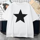 Camiseta Estrela Cinza Mescla