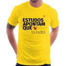 Camiseta Estudos apontam que: tá foda! - Foca na Moda Camiseta Estudos apontam que: tá foda! - Foca na Moda
