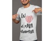 Camiseta Eu amo minha namorada Branca Camiseta Eu amo minha namorada Branca