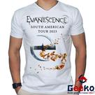Camiseta Evanescence 100% Algodão Rock Geeko
