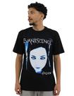 Camiseta Evanescence Fallen Blusa Oficial Banda de Rock Adulto Unissex Of0452