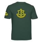Camiseta Exercito Israelense Idf Israel Cor:Verde MusgoTamanho:GG