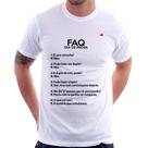 Camiseta FAQ Dia de Prova - Foca na Moda Camiseta FAQ Dia de Prova - Foca na Moda