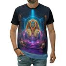 Camiseta Faraó Grande Egito Antigo Realeza Mistério Poder