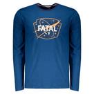 Camiseta Fatal Constellation Manga Longa Azul