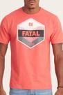 Camiseta Fatal Surf Algodão Manga Curta Estampa Skate 1998 Camiseta Fatal Surf Algodão Manga Curta Estampa Skate 1998