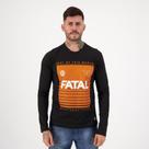 Camiseta Fatal World Manga Longa Masculina