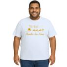 Camiseta Feliz Natal Trenó Renas Natalina Personalizada
