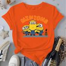 Camiseta Femenina Desenho Os Minions Blusa 100%Algodão