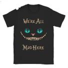 Camiseta Feminina Alice No País Das Maravilhas Cheshire Cat, Manga Curta, Gola Redonda, Verão Y2k,