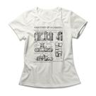 Camiseta Feminina Anatomy Of A Camera Camiseta Feminina Anatomy Of A Camera