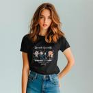 Camiseta Feminina Anime DemonSlayer Estilosa Blusinha Manga Cuta 100 Algodão Desenho Fofo