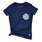 Camiseta Feminina Azul Marinho Jesus Camiseta Feminina Azul Marinho Jesus