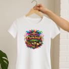 Camiseta Feminina Baby Look Carnaval É Alegria Lançamento